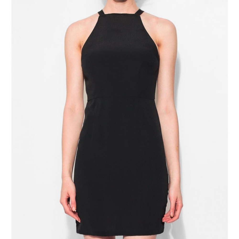 Minkpink paper planes black dress